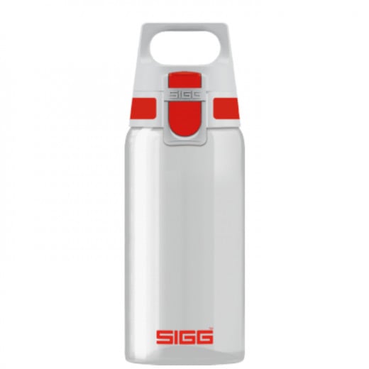 SIGG Water Bottle Total Clear ONE Red 0.5 L