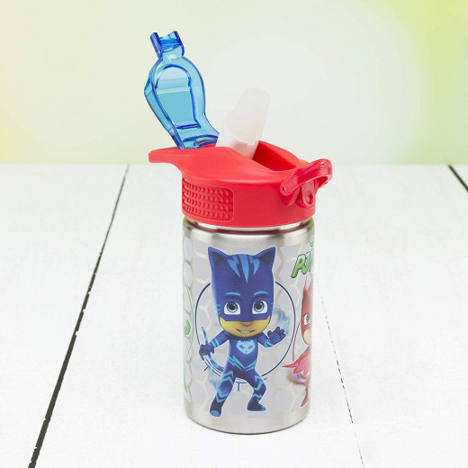Zak Designs PJ Masks 15.5oz Stainless Steel Kids Water Bottle