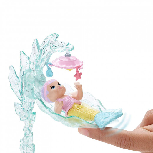 Barbie Dreamtopia Nursery Playset, Toddler and Baby Mermaid Dolls, Multicolour