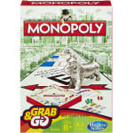 Hasbro - Monopoly Grab and Go Game (Travel Size)