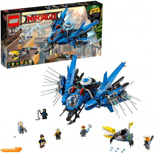 LEGO Ninjago Movie Lightning Jet Toy, 876 pieces