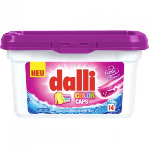 German Dalli laundry capsules Color 14pcs