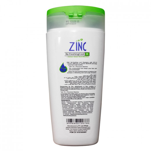 Zinc Re-Freshing Cool Shampoo - 300ml