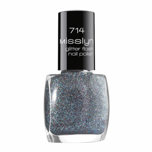 Misslyn Glitter Flash Nail Polish, Number 714, Stay With Me