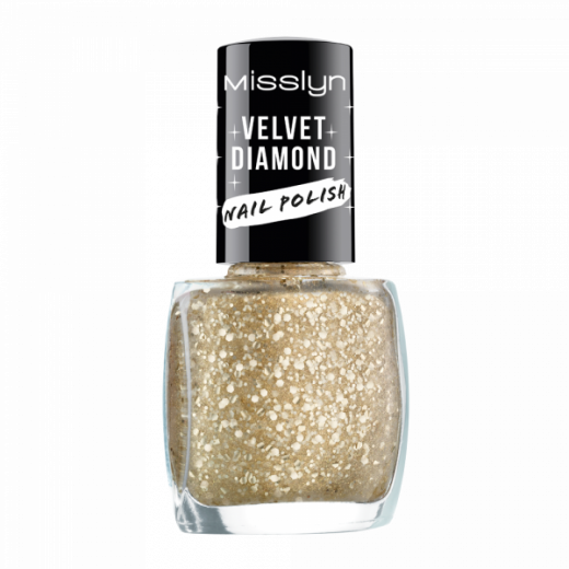 Misslyn Velvet Diamond Nail Polish No. 55 Goldielicious