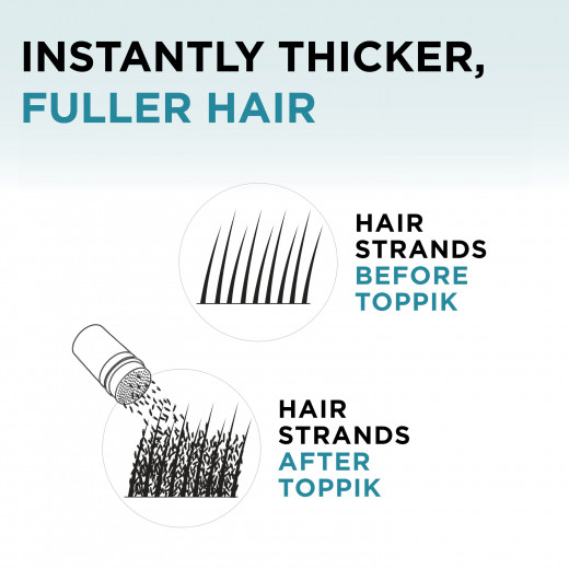 Toppik Hair Building Fibers, Gray, 12g