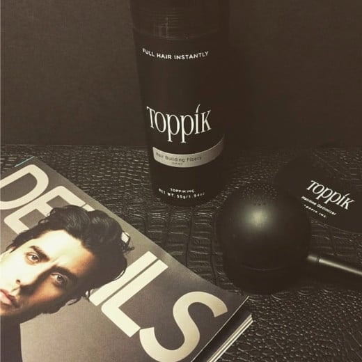 Toppik Hair Building Fibers, Black, 12 g
