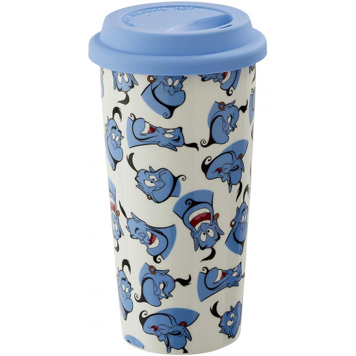Funko Aladdin Lidded Mug, Porcelain, 473ml - Genie Pattern