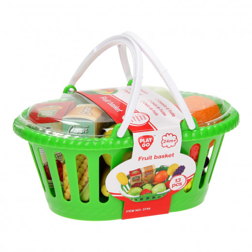 PlayGo Fruit Basket, Green 13 pcs