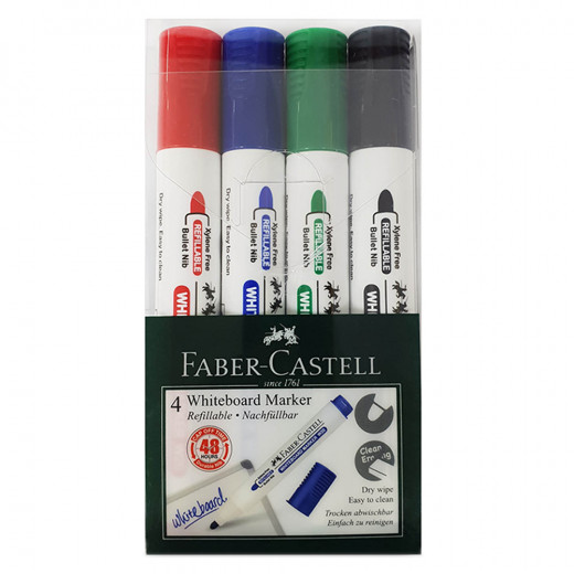 Faber Castell Whiteboard marker Assorted (4pcs)