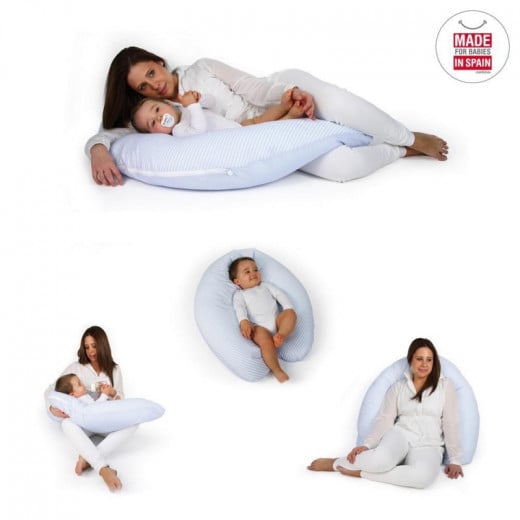 Cambrass 8 Styles - Breastfeeding / Maternity Cushion, 118 cm, Blue