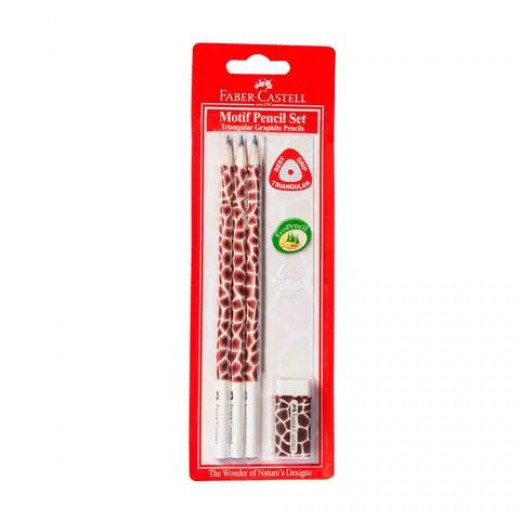 Faber Castell Giraffe Pencils Triangular Graphite Pencils
