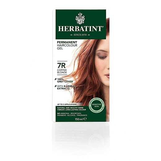 Herbatint 7R Copper Blonde Permanent Herbal Hair Colour Gel 150 ml