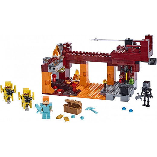 LEGO Minecraft The Blaze Bridge Construction Kit (372 pieces)