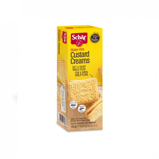 Schar Custard Creams Biscuits, 125 Gram