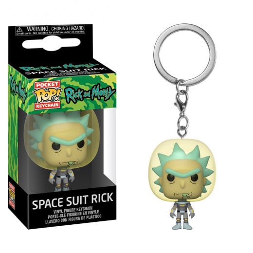 Funko Pocket Pop! Keychain: Rick and Morty - Rick (Space Suit)