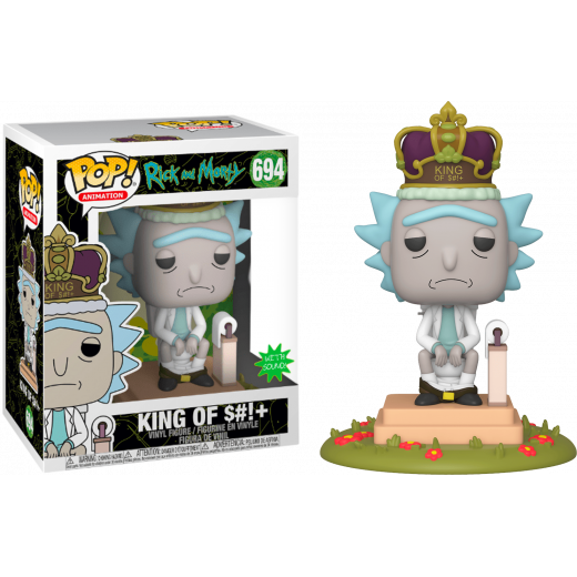 Funko Pop! Deluxe: Rick and Morty - King of $#!+ with Sound