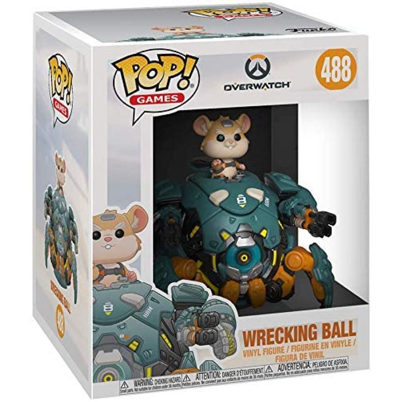 Funko Pop! Games: Overwatch - Wrecking Ball 6" | Funko | Toys,Figures ...