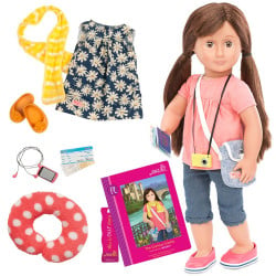 Our Generation 18-inch Reese Doll with Book