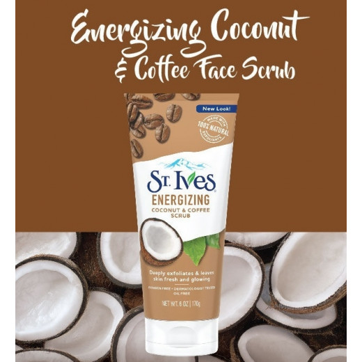 St. Ives Rise Coconut & Coffee Scrub, 170g