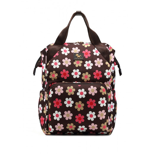 Colorland Roomy Multifunction Diaper Bag Backpack Insulation Mommy bag French Flower