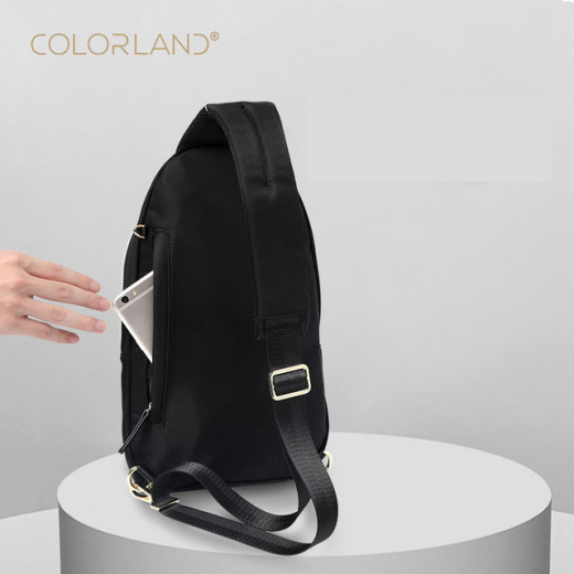 ColorLand Chest Shoulder Bag, Black