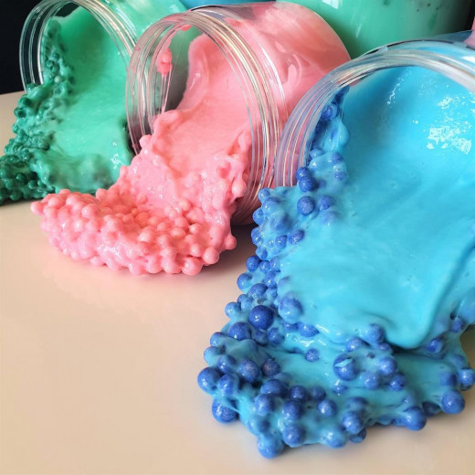 YIPPEE! Sensory Floam Slime by Natalie - Blue