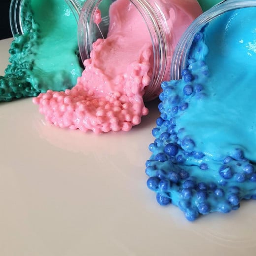 YIPPEE! Sensory Floam Slime by Natalie - Pink