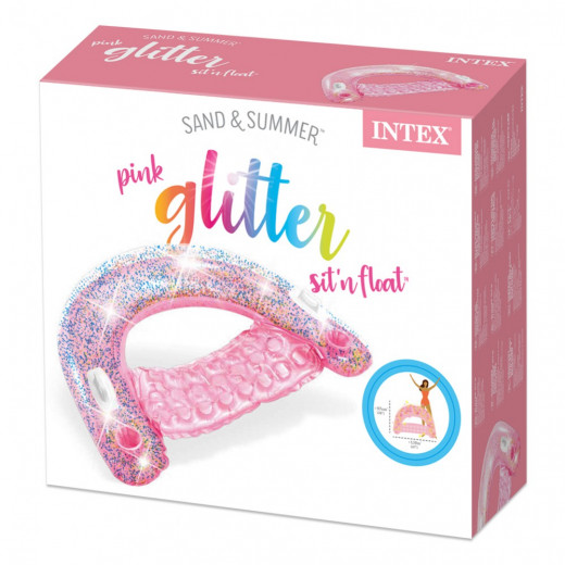 Intex glitter Sit 'N Float chair, Pink Color