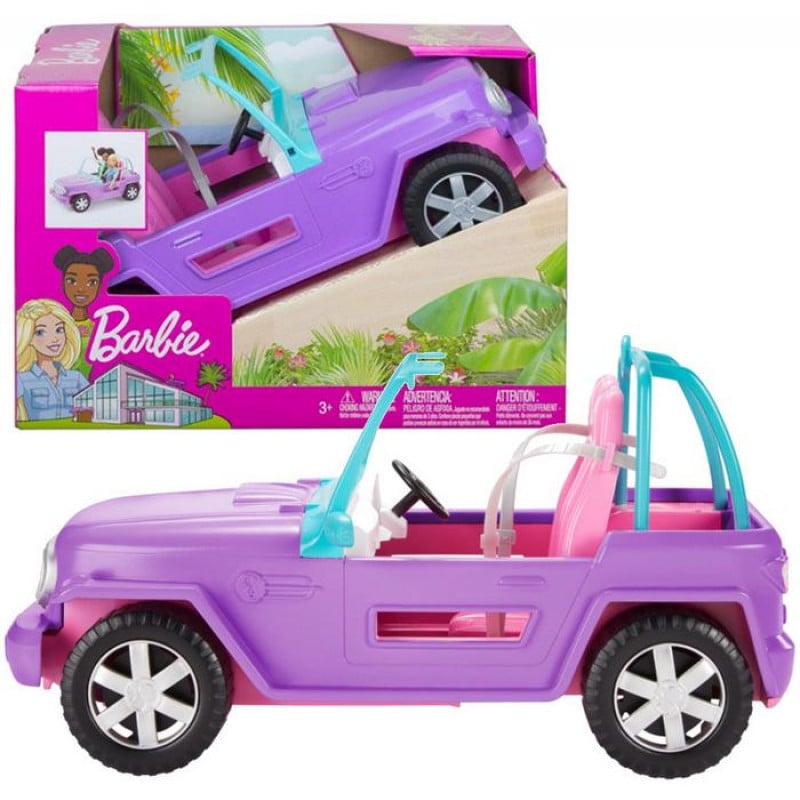 barbie purple jeep