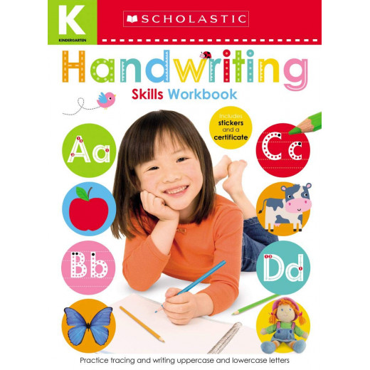 Scholastic Early Learners, Kindergarten Big Skills Workbook Handwriting Paperback, 24 Pages