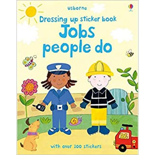 Dressing Up Sticker Book : Jobs People Do, 24 pages
