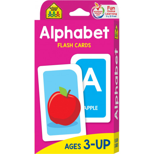 School Zone Flash Cards - Alphabet Cards, 56 بطاقة