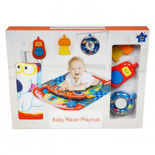 Baby Racer Playmat with Hanging Toy