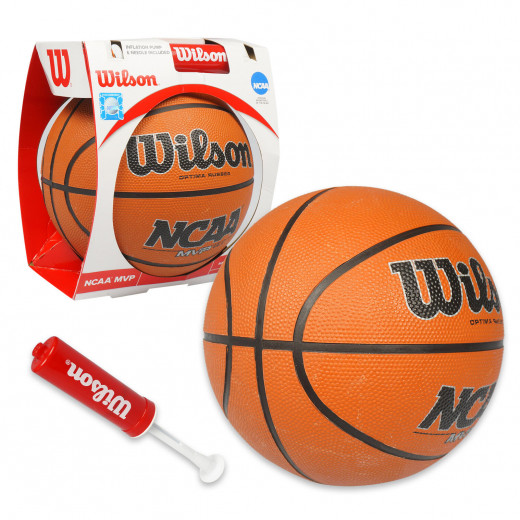 Wilson Basketball,28.5" RUBBER with Inflation Pump & Needle