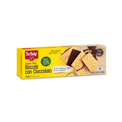 Schar Biscuits With Chocolate, 150 Gram