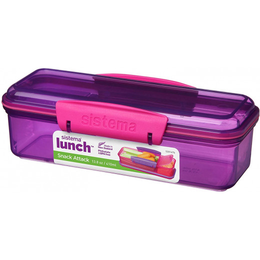 Sistema Lunch Snack Attack, 410 ml - Purple