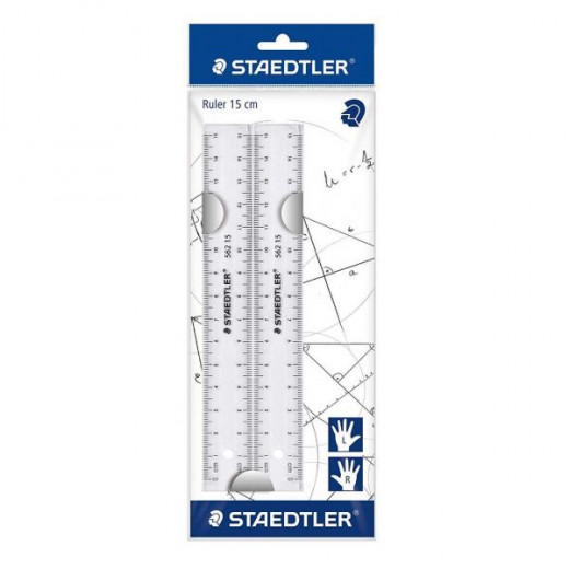 Staedtler 15 cm plastic Rulers Plastic 2 Pack