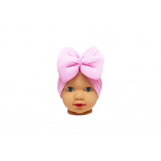Baby Turban Headband, Baby Pink