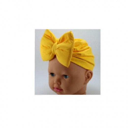 Baby Turban Headband, Yellow