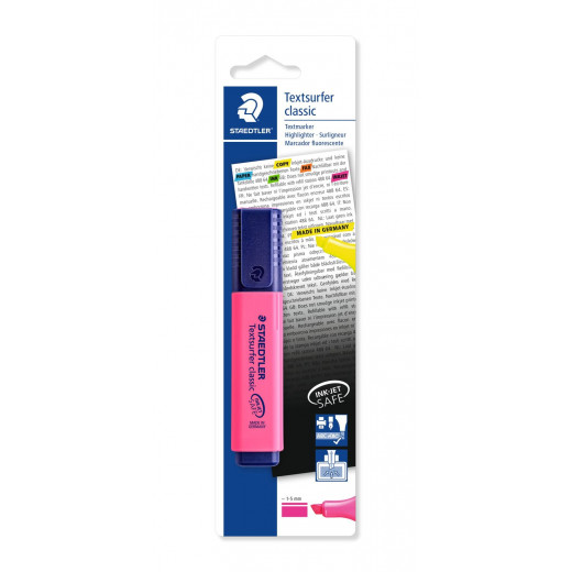 Staedtler Blistercard Containing 1 Textsurfer Classic, Pink