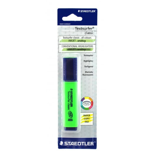 Staedtler Blistercard Containing 1 Textsurfer Classic, Green