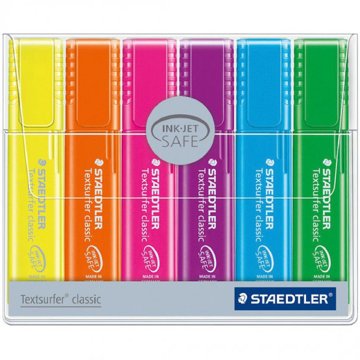 Staedtler Textsurfer textsurfer Highlighters Classic Rainbow Pack of 6