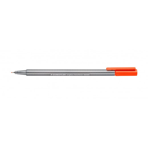 Staedtler Triplus Fineliner Marker Pen - 0.3 mm - Neon Red