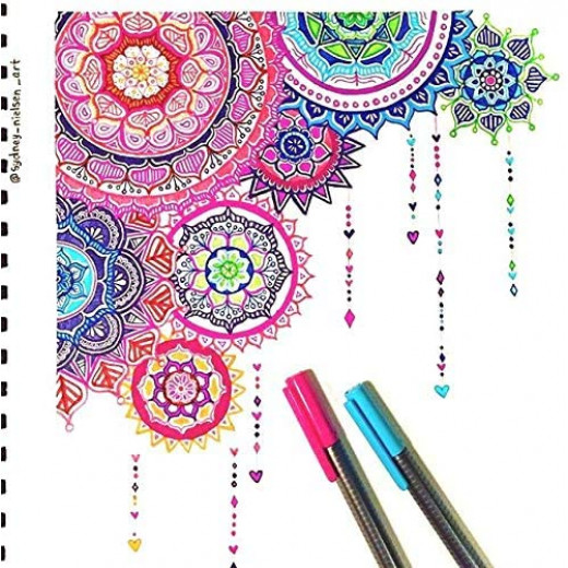 Staedtler Triplus Fineliner Pen - Pack of 10 ,Multicolor