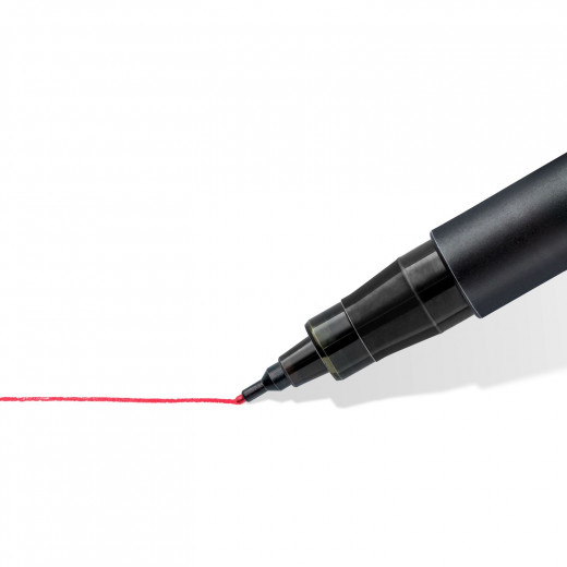 Staedtler LumoColour Permanent Marker Universal Pen S, Pack of 4 - Assorted Colors