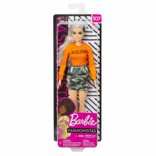 Mattel Barbie Doll With Orange Blouse Malibu