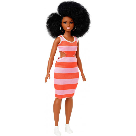 Mattel Barbie Fashionistas Curny Doll With Black Hair