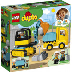LEGO Duple Truck & Tracked Excavator
