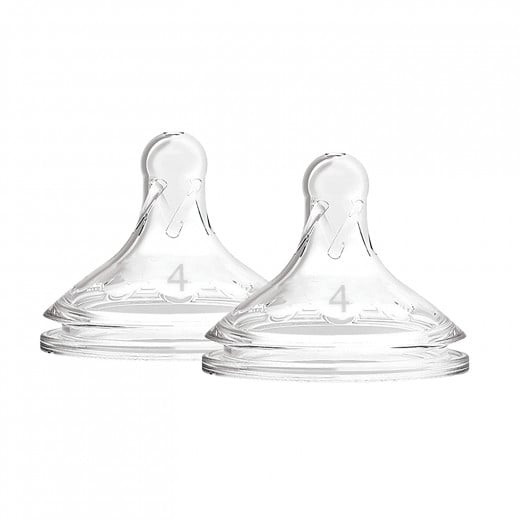 Dr Brown's Level 3 Wide-Neck Silicone Options+ Teat 2-Pack